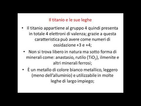 Video: I metalli di transizione hanno punti di fusione bassi?