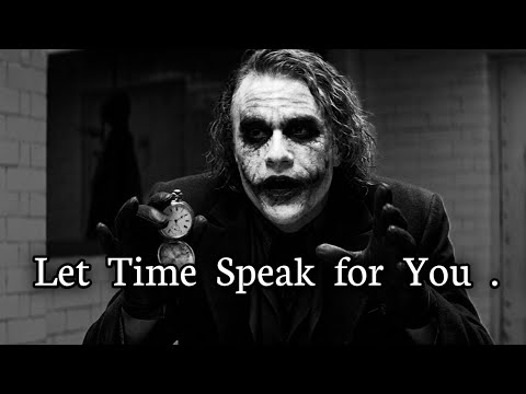 Let Time Speak for You