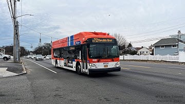 NICE Bus: 2015 New Flyer XN40 1891 n72