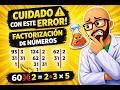FACTORIZACIÓN. Lo estás haciendo MAL ⚠️