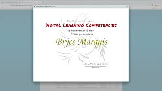 Submitting CEUs