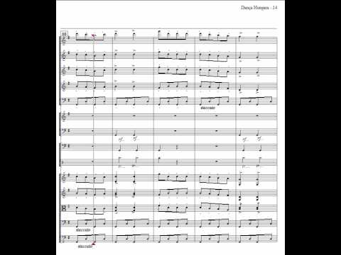 Partitura Dana Hungara n 5 orquestral