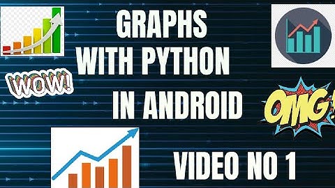 Line graph in android with python using Pydroid3 app and matplotlib library| Vid no 1| @binarycup