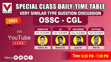 12th DECEMBER || COMPUTER || OSSC -CGL MEMORY BASED QUESTION DISCUSSION BY VANIK BEST FACULTY #vanik