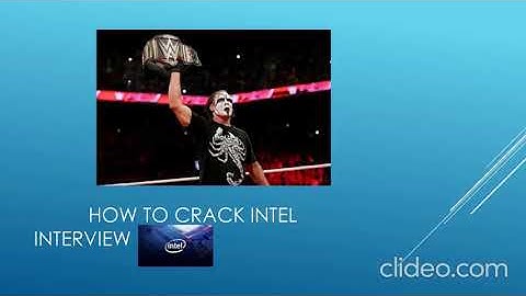 Intel intern interview experience