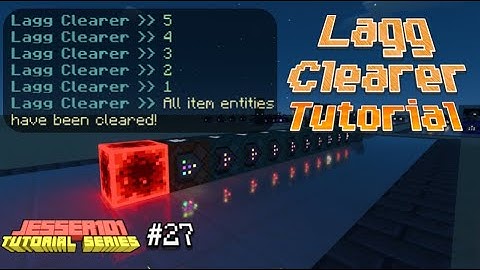 How to make a Lagg Clearer System in Minecraft (Bedrock Edition) 1.16+ - Tutorial Series #027