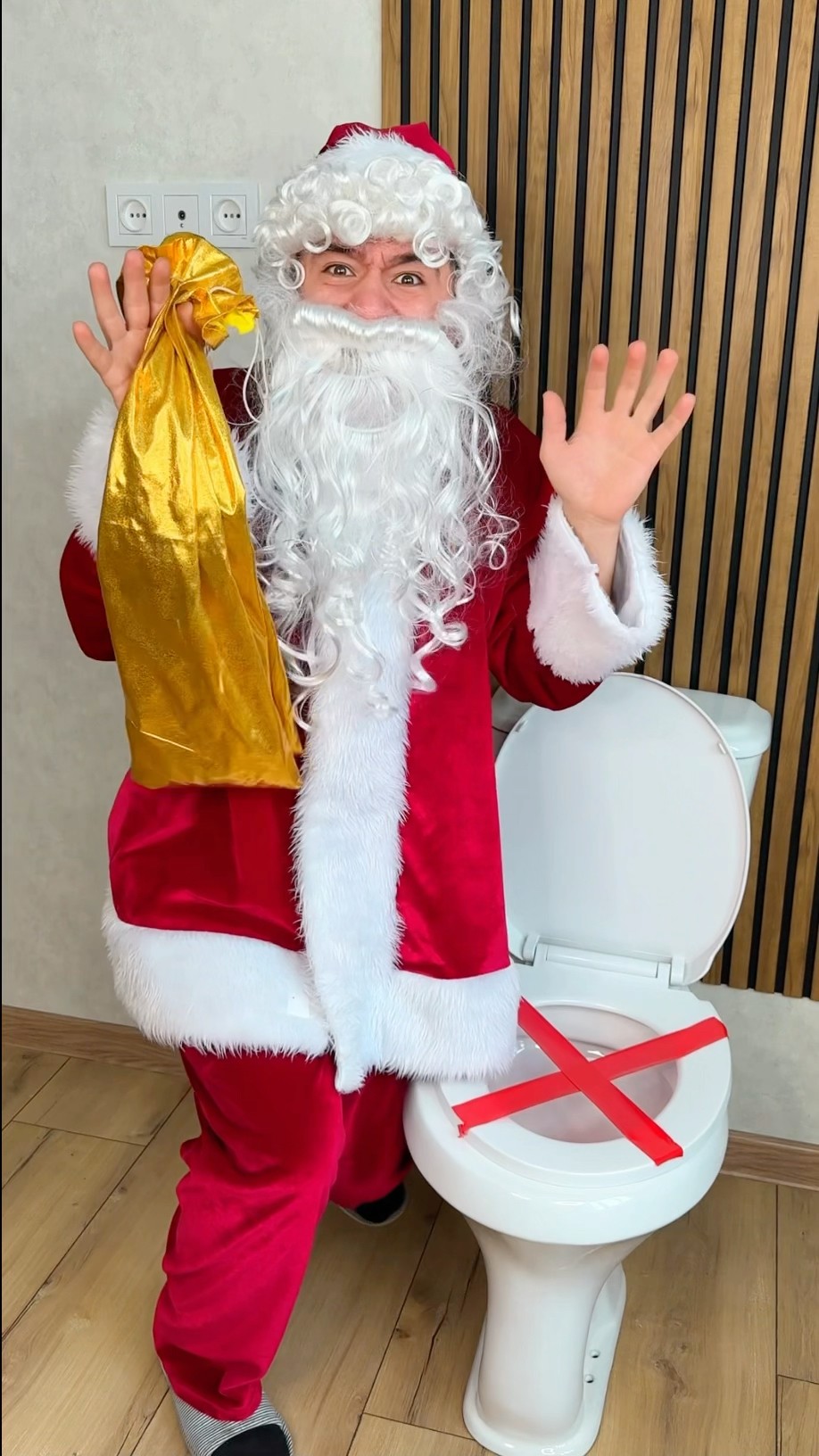 Santa Vs Toilet