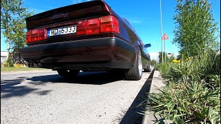 Audi V8 D11 4.2 full stainless steel exhaust sound check, acceleration