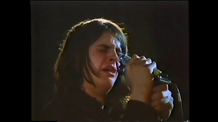 Black Sabbath Live version - Live performance video thumbnail