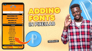 ADD CUSTOM FONTS TO YOUR PIXELLAB EASILY🧡💛🤍