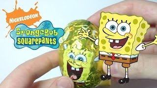 Губка Боб шоколадные яйца / Spongebob SquarePants surprise eggs Губка Боб шоколадные яйца / Spongebob SquarePants surprise eggs