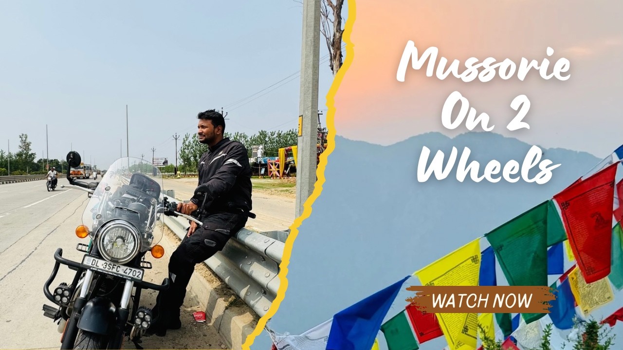 Delhi to Mussoorie Bike Ride – First Solo Ride + Dalai Hills Viewpoint! | 2025