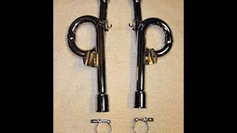 Gold Wing F6B Rush Exhaust with TorqLoopz installed from Value-Accessories