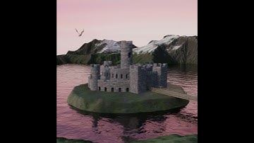 Castle in blender