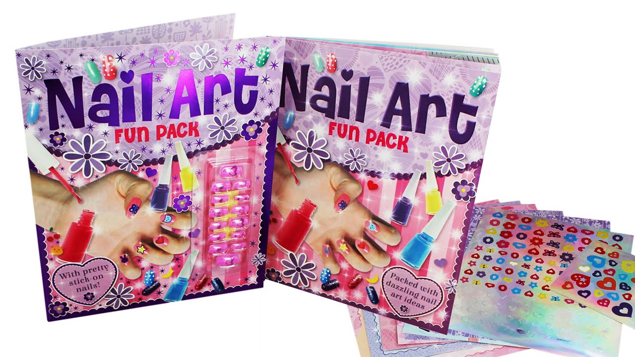 Nail Art Fun Pack | Tutorial | Kids Toy Review - YouTube