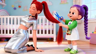 Download Lagu 😱 OMG! ⚡️Sneaky Baby Rumi Cut Mom Mira's Hair to Buy Hello Kitty👿 | KPOP Demon Hunters MP3