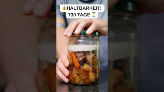 ‼️2 JAHRE HALTBAR: Fleisch ohne Kühlschrank einkochen.