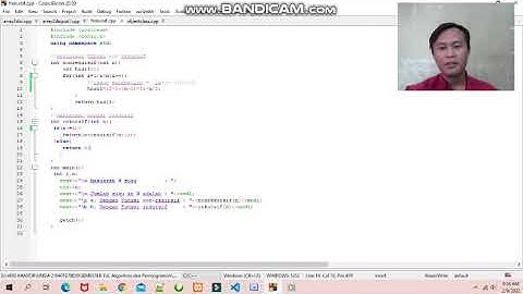 C++ Fungsi Rekursif, Class dan Object - Tugas Algoritma Pemrograman Universitas Siber Asia