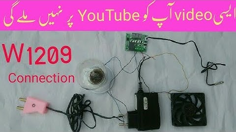 w1209 thermostat incubator controller full setting - Urdu/Hindi