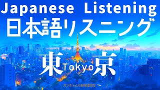 1 Hour Simple Japanese Listening and Reading  Tokyo Trip