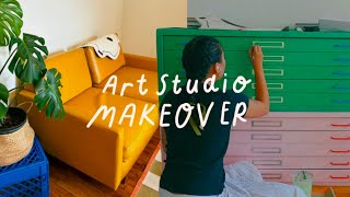 Art Studio Makeover ⋆୨୧˚ How I Set Up My New Space!