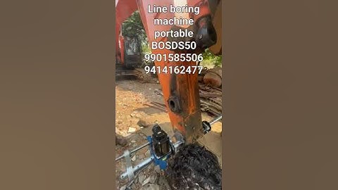 Automatic welding attachment with line boring machine portable 9414162477