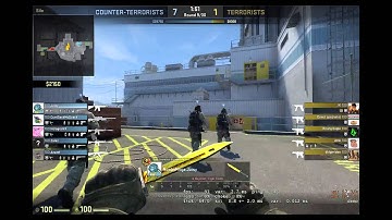 My personal fastest ace on CS:GO (12 seconds) nuke matchmaking