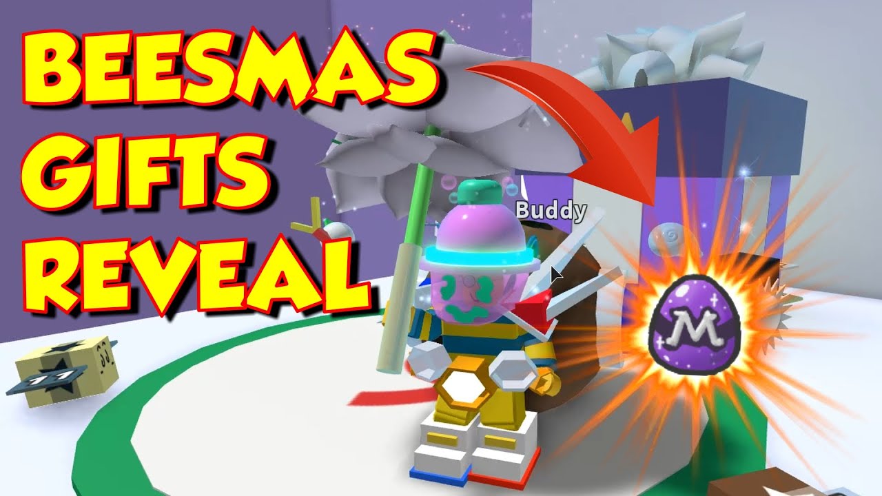 Opening All Beesmas Presents Bee Swarm Simulator Present Locations Reupload With Audio Youtube - all new secret gifted present locations roblox bee swarm