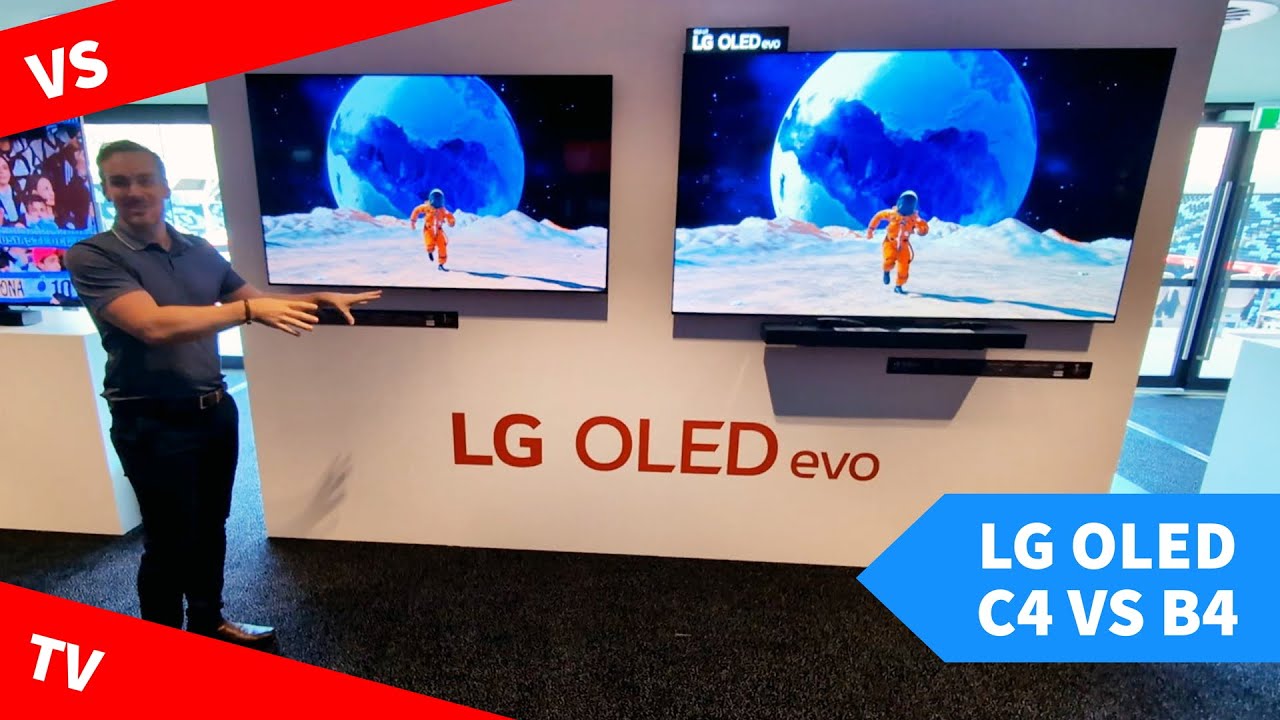 Демонстрация телевизора LG C4 против B4 2024 — OLED Evo против OLED