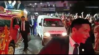 Ambulance given way during PM Modi's roadshow in Ahmedabad