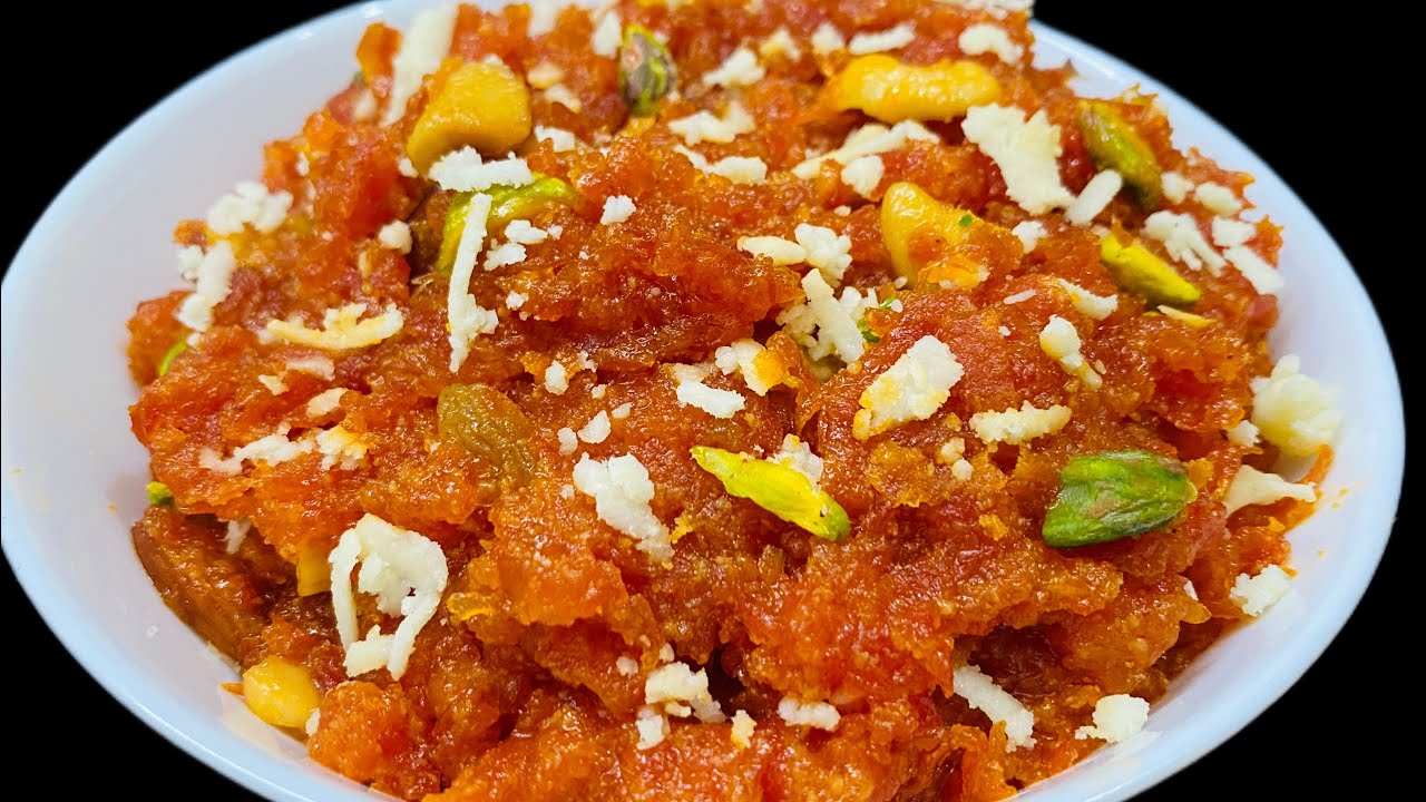 Gajar Ka Halwa Without Milk गाजर का हलवा Carrot Halwa Recipe Indian Dessert YouTube