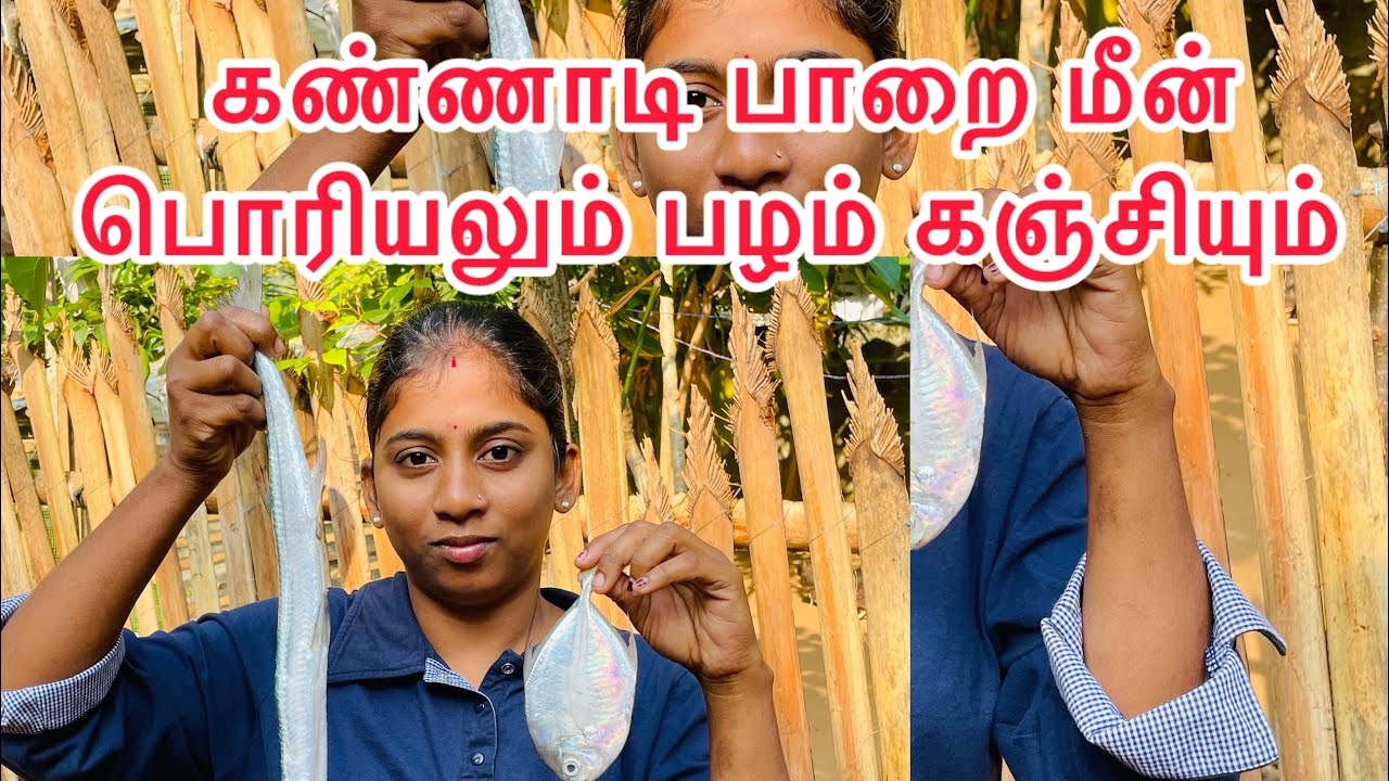  கண்ணாடி பாறை மீன் பொரியலும் பழம் கஞ்சியும் 