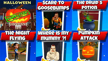 Dark Riddle 2 Story Mode - ALL LEVELS COMPLETED - HALLOWEEN CHAPTER - New Update - Android & iOS