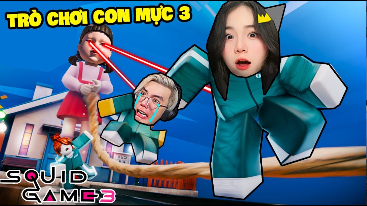 SAMMY VÀ PHONG CẬN CHƠI NHẢY DÂY TỬ THẦN SQUID GAME 3 SIÊU KHÓ TRONG ROBLOX