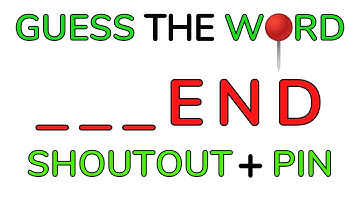 Guess the word Get a shoutout