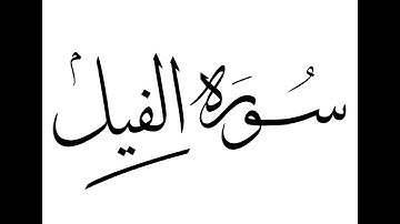 105 Surah Alfeel ١٠٥ سورة الفيل ـ تلاوة هادئة و صوت جميل ماشاء الله