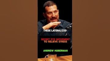 Neuroscientist: Secret Eye Movement To Relieve Stress | Andrew Huberman #neuroscience  #shorts