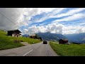 Driving the Col des Saisies, France