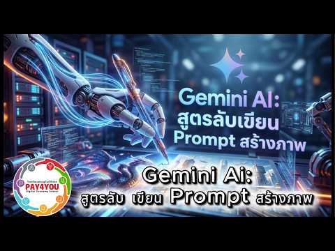 "Gemini AI: สูตรลับเขียน Prompt สร้างภาพ"