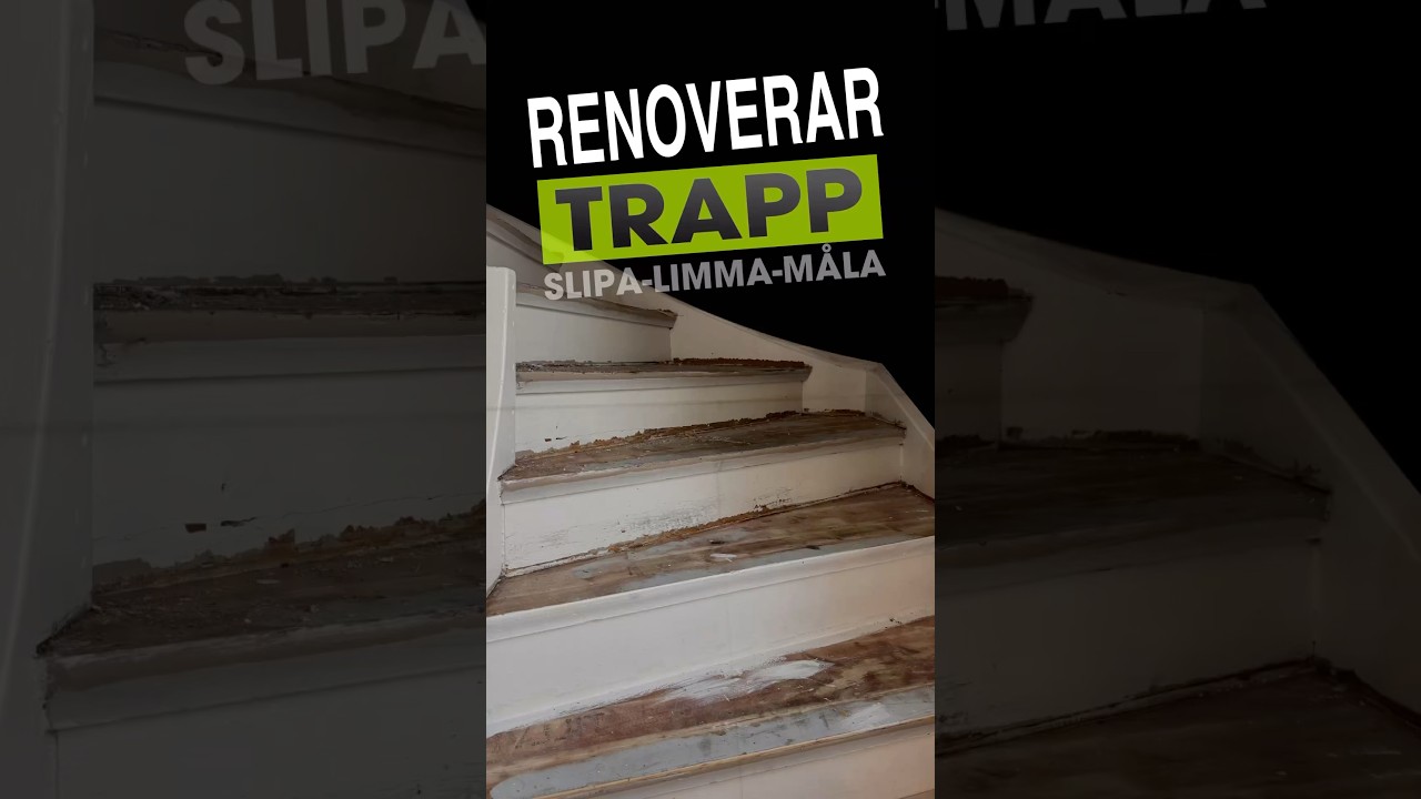 Renoverar trapp & tar bort knekande ljud 