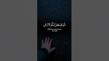 الذي جعل لكم الأرض فراشا والسماء بناء#سورة البقرة #القارئ عمر شامي #shami1wan