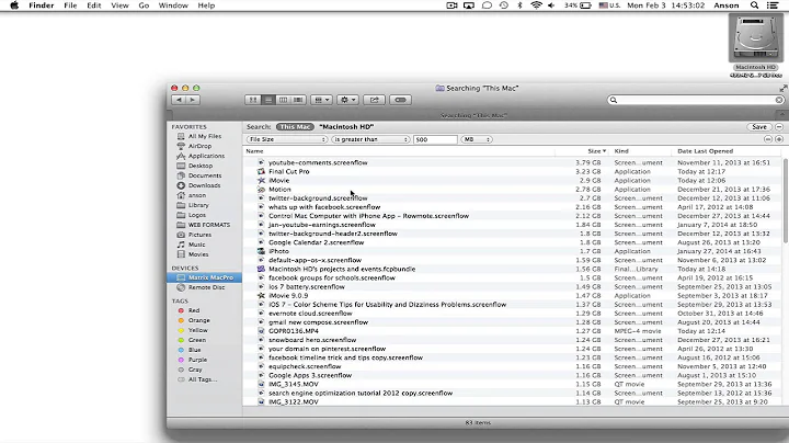 Find and Delete Large Files on Mac Hard Drive