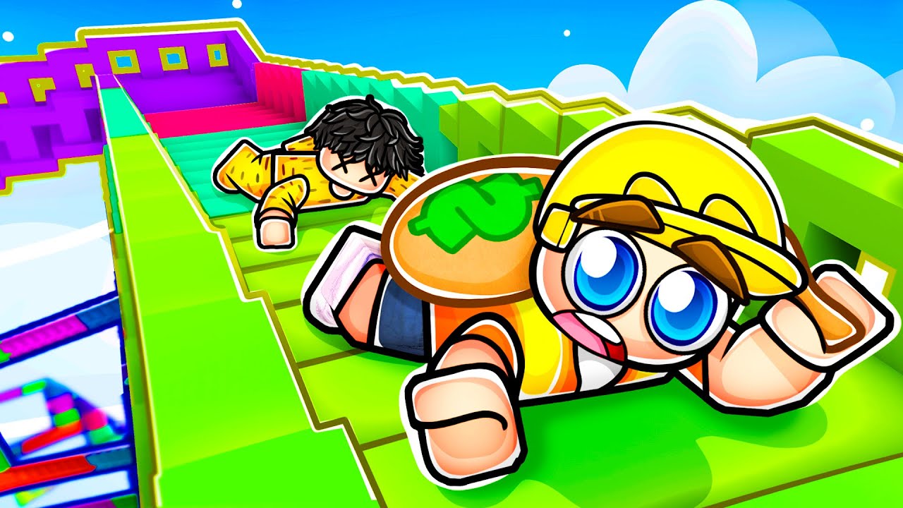 I Ran 2,276,916 MPH to be the FASTEST on Rainbow Stairs! - YouTube