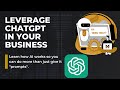 ChatGPT In Depth How to Use Chat GPT For Your Business(+ $35k client case study!)
