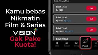 Tonton Konten Vision+ Gak Pake Kuota di Migo! screenshot 5