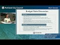 Portland city council budget committee proposed budget 050724