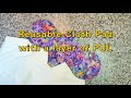 DIY Reusable Cloth Pad with waterproof PUL - Sewing Tutorial