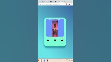 Thumbnail of Music Player with #HTML #CSS and #javascript