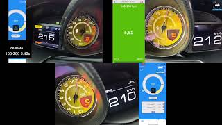 Sports Performance Ferrari 812 Superfast vs Ferrari 812 GTS vs Ferrari 488 Pista spider , acceleration comparison.