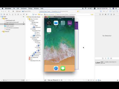 Pager Using UIStackView